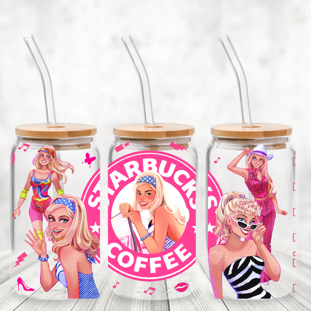 UV DTF -  NEW Barbie 2023 Libbey cup Wrap