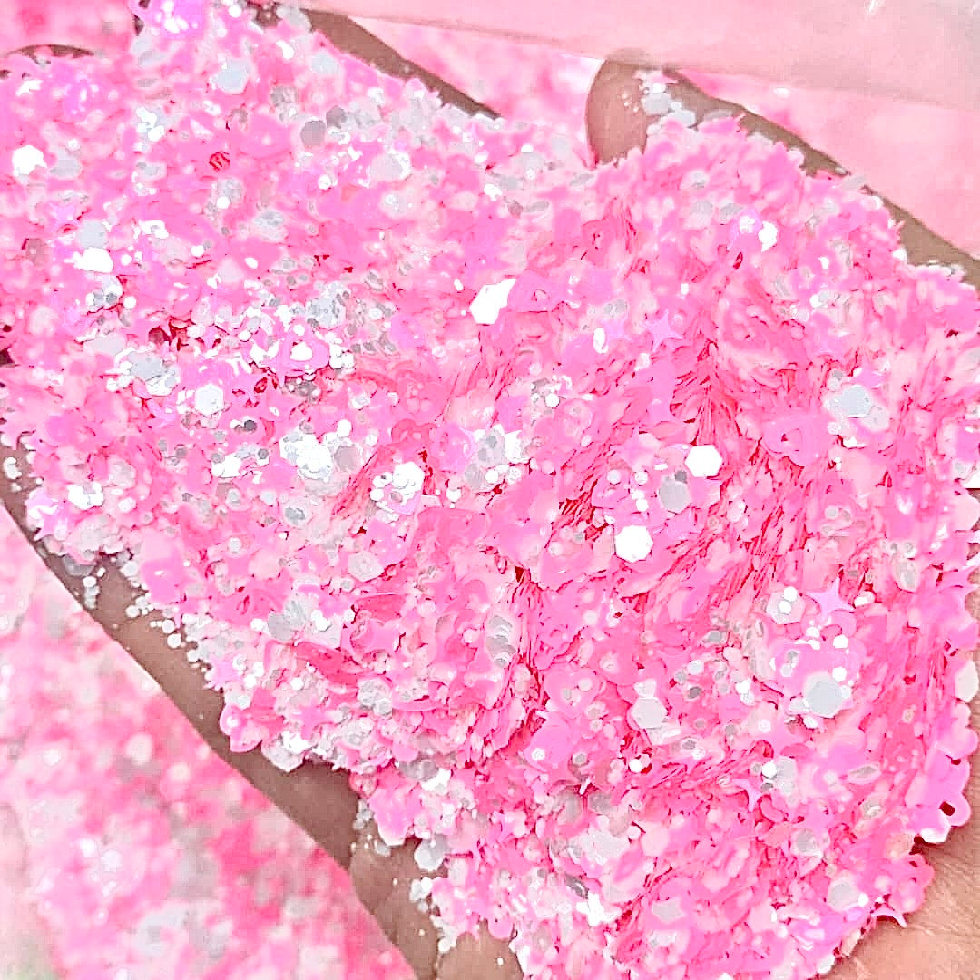 Neon Valentines Love Pink Glitter - 2.2 oz