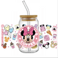 Cup Wrap UV DTF Stickers - Pink Happy Magic Items cup Wrap