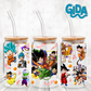UV DTF Stickers Wrap - Dragon Ball Z Libbey Wrap