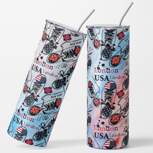 Printed Vinyl Sheet  Flag Walker Printed 12x12 " Permanent Vinyl