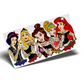 UV DTF Stickers Wrap - Princess Rock and Roll Libbey cup Wrap - tattoo