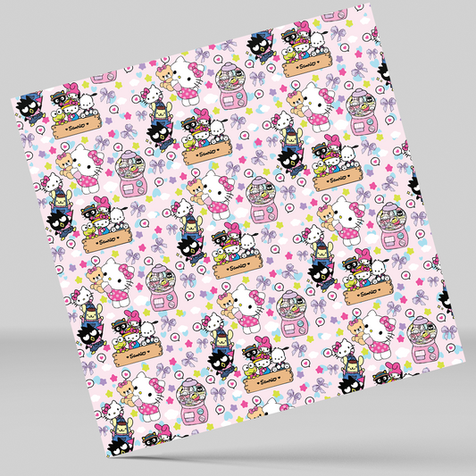 12x12" Permanent Printed Vinyl - Candy or Kitty?