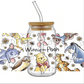 UV DTF Stickers Wrap - Winnie and friends Libbey cup Wrap