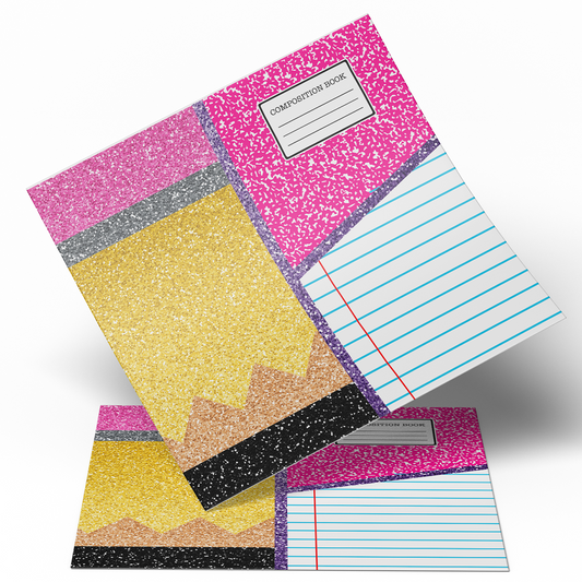 Pink teacher notebook 20oz Straight Tumbler wrap Vinyl