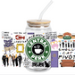 UV DTF  WRAP -  Friends Libbey cup Wrap