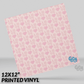 Valentines Love with a Hearts 12x12" Vinyl