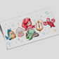 UV DTF Wrap Stickers - Baby Ariel Hand draw - 16oz libbey