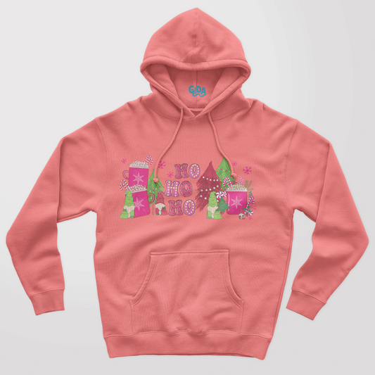 DTF - HO HO HOT PINK Christmas  Textil