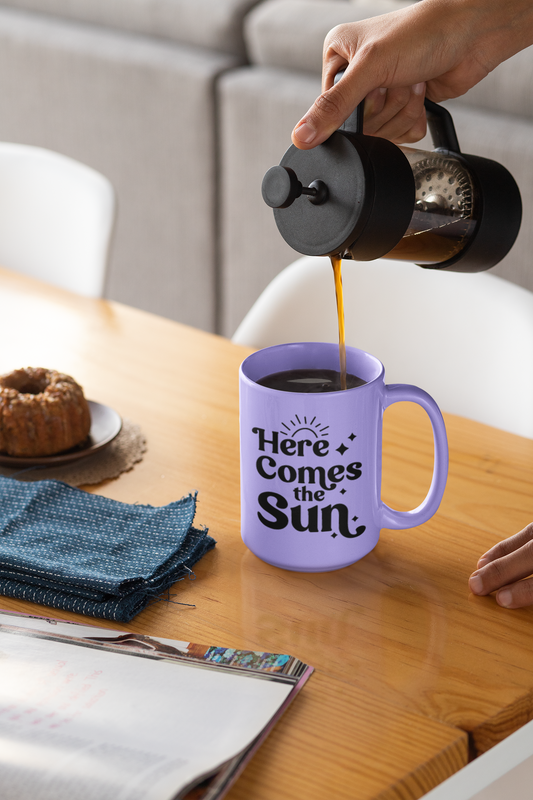 UV DTF STICKER - Here comes the sun