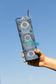 3D - Blue Turkish Hamsa and Eyes  Straight 20oz Tumbler wrap Vinyl