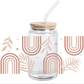 UV DTF - Delicate Nude Rainbow Libbey cup Wrap