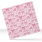 12x12 inches Permanent Patterned Vinyl - Pink Queen Coquette