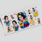 Cup Wrap Sticker  - UV DTF Snow white Princess Watercolor