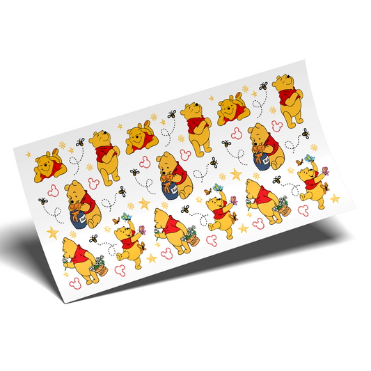 Cup Wrap Sticker  - UV DTF a lot of Winnie's