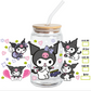 UV DTF  WRAP - Kuromi Coffee Xoxo 16oz  libbey cup Wrap