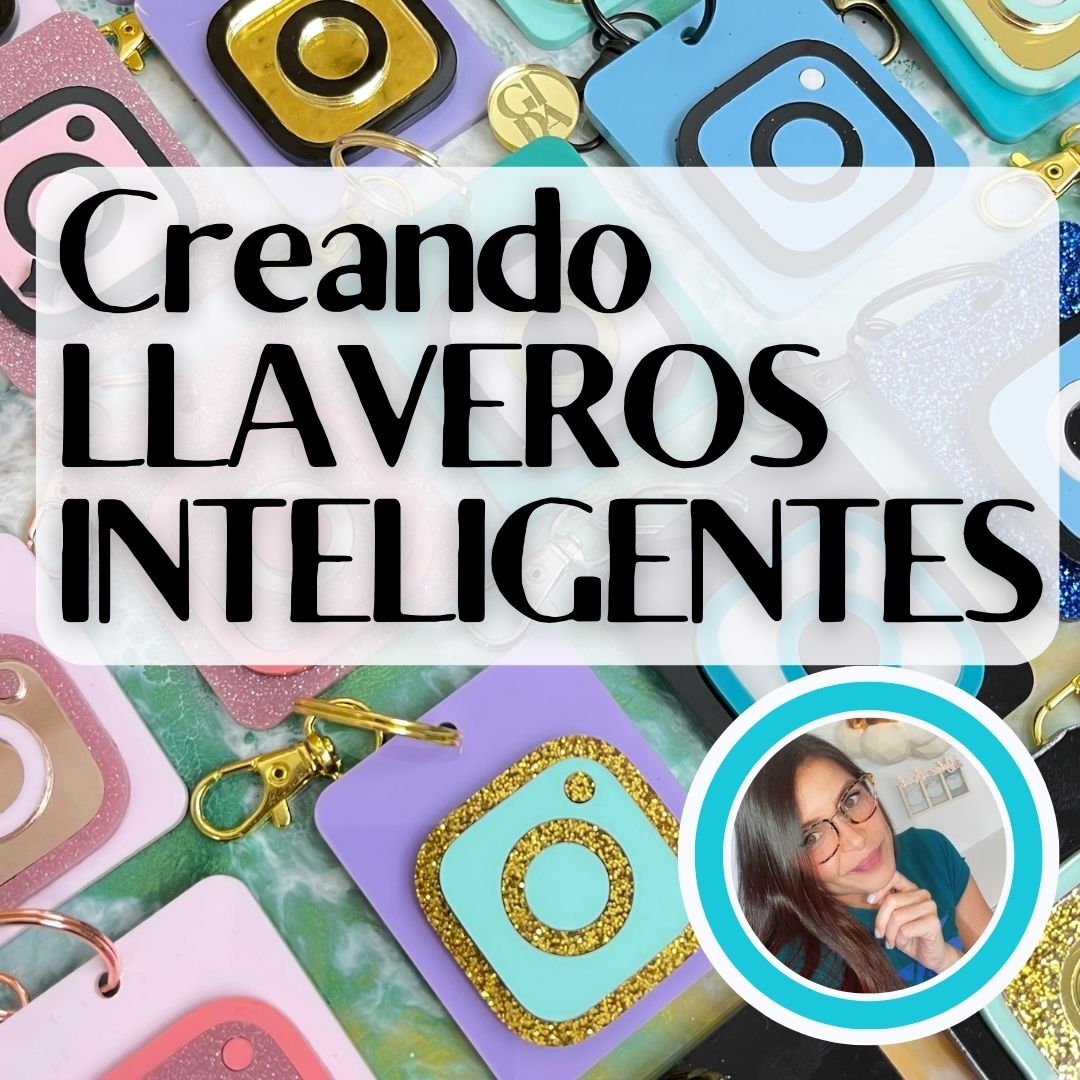 CURSO EN VIVO, Creando LLAVEROS INTELIGENTES. - GIDA DESIGN 