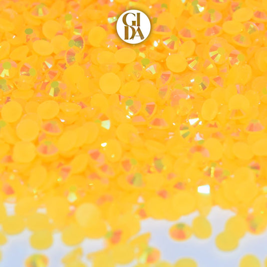 AB Jelly Orange Flat Back Rhinestones - Bag 1.2 oz / 5.000 pcs - 3mm - GIDA DESIGN 