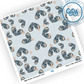 Stars and Blue Butterflies Printed Vinyl