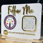 Desk Acrylic QR Sign 6x8” - GIDA DESIGN 