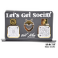 Qr Acrylic Desk Sign 12.4 x  7.6 inches