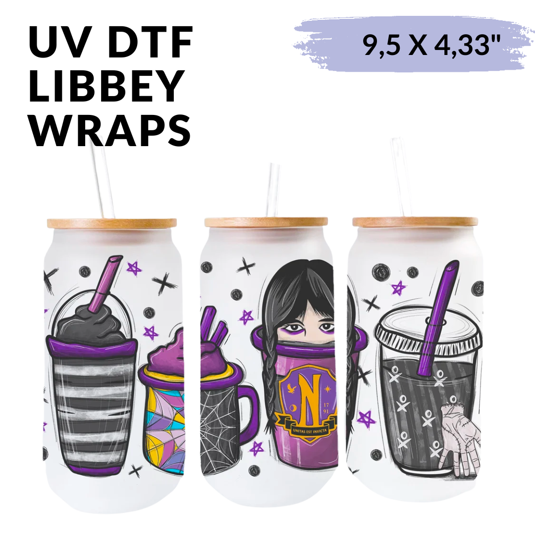UV DTF - Nevermore Merlin libbey cup Wrap