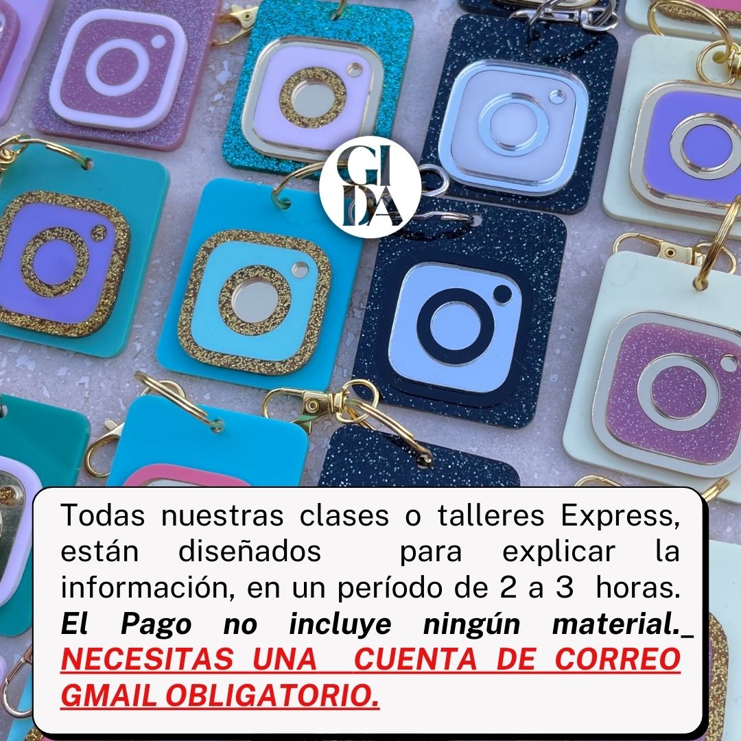 CURSO EN VIVO, Creando LLAVEROS INTELIGENTES. - GIDA DESIGN 