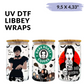 Cup Wrap Uv Dtf Sticker - Merlin Dark Roast libbey cup Wrap
