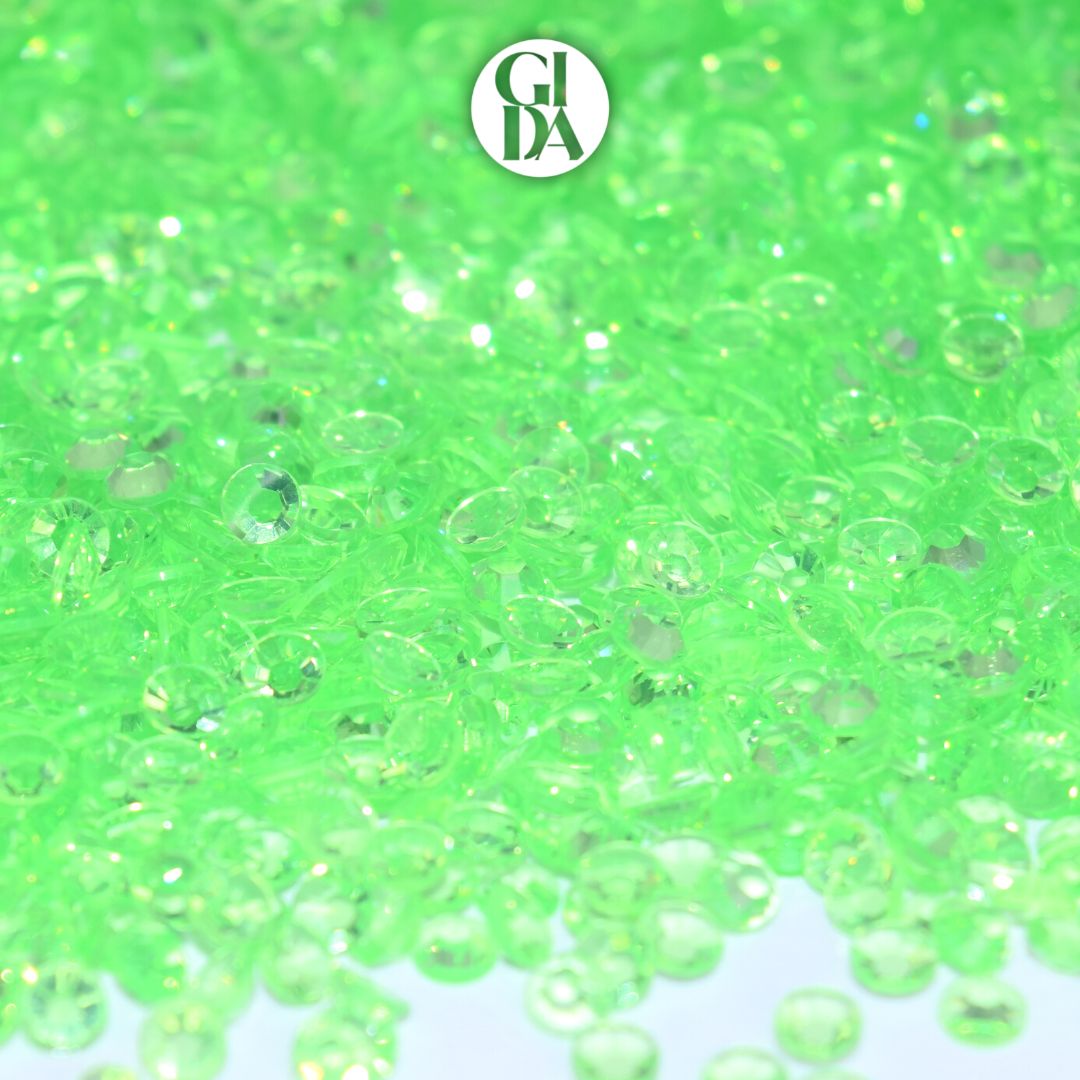 Tinkerbell Transparent Flat Back Rhinestones - Bag 1.2 oz / 5.000 pcs - 3mm - GIDA DESIGN 