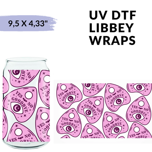 UV DTF - yes or not Ouija libbey cup Wrap