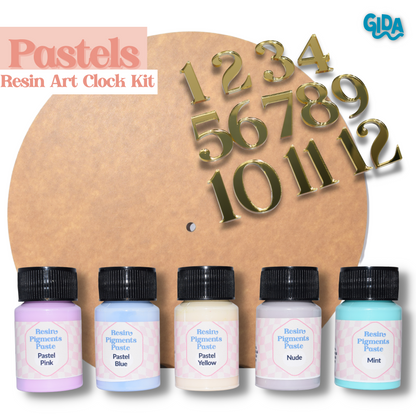 Resin Art Clock Kit