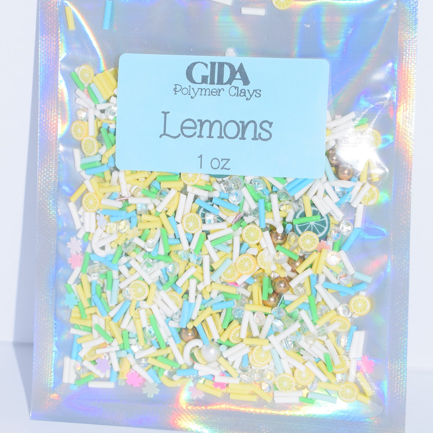 Lemons Polymer clay 1 oz
