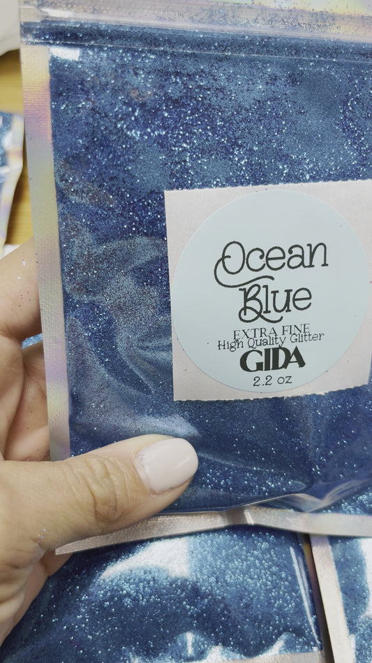 Ocean Blue EXTRA FINE Glitter - 2.2 oz