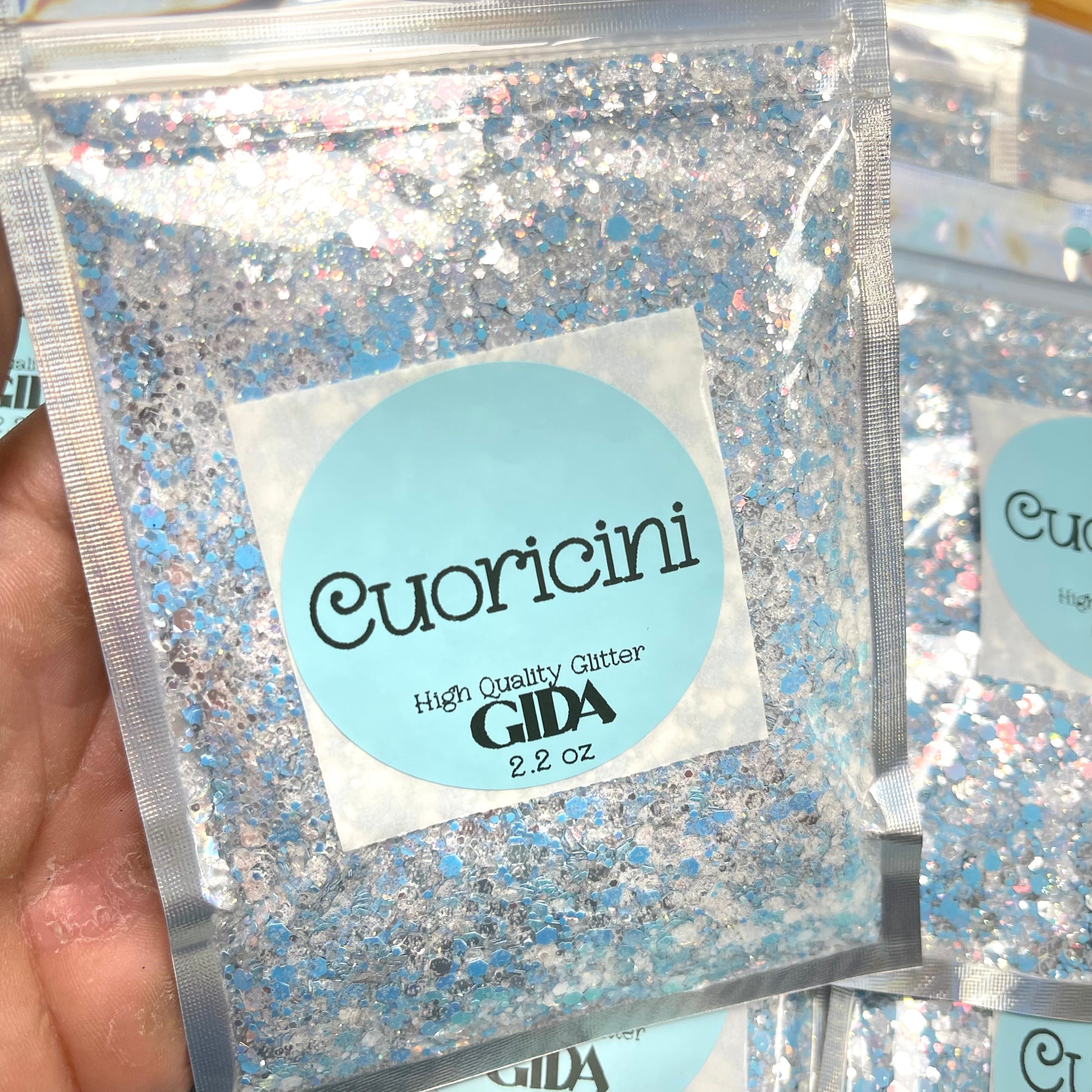 Cuoricini Glitter - 2.2 oz - GIDA DESIGN 
