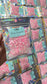 Pink Flowers Polymer clay 1 oz - GIDA DESIGN 