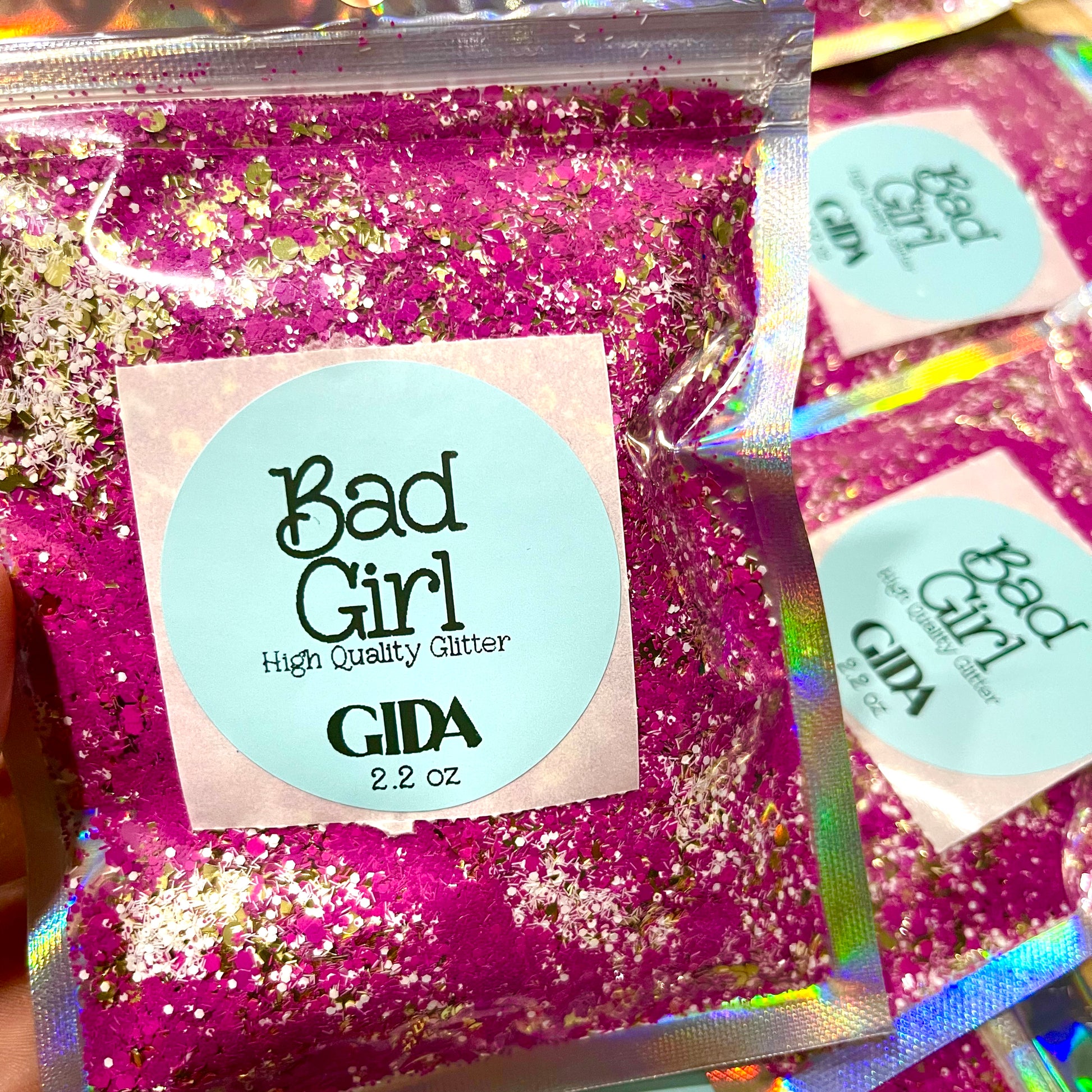Bad Girl Chunky Glitter - 2 oz - GIDA DESIGN 