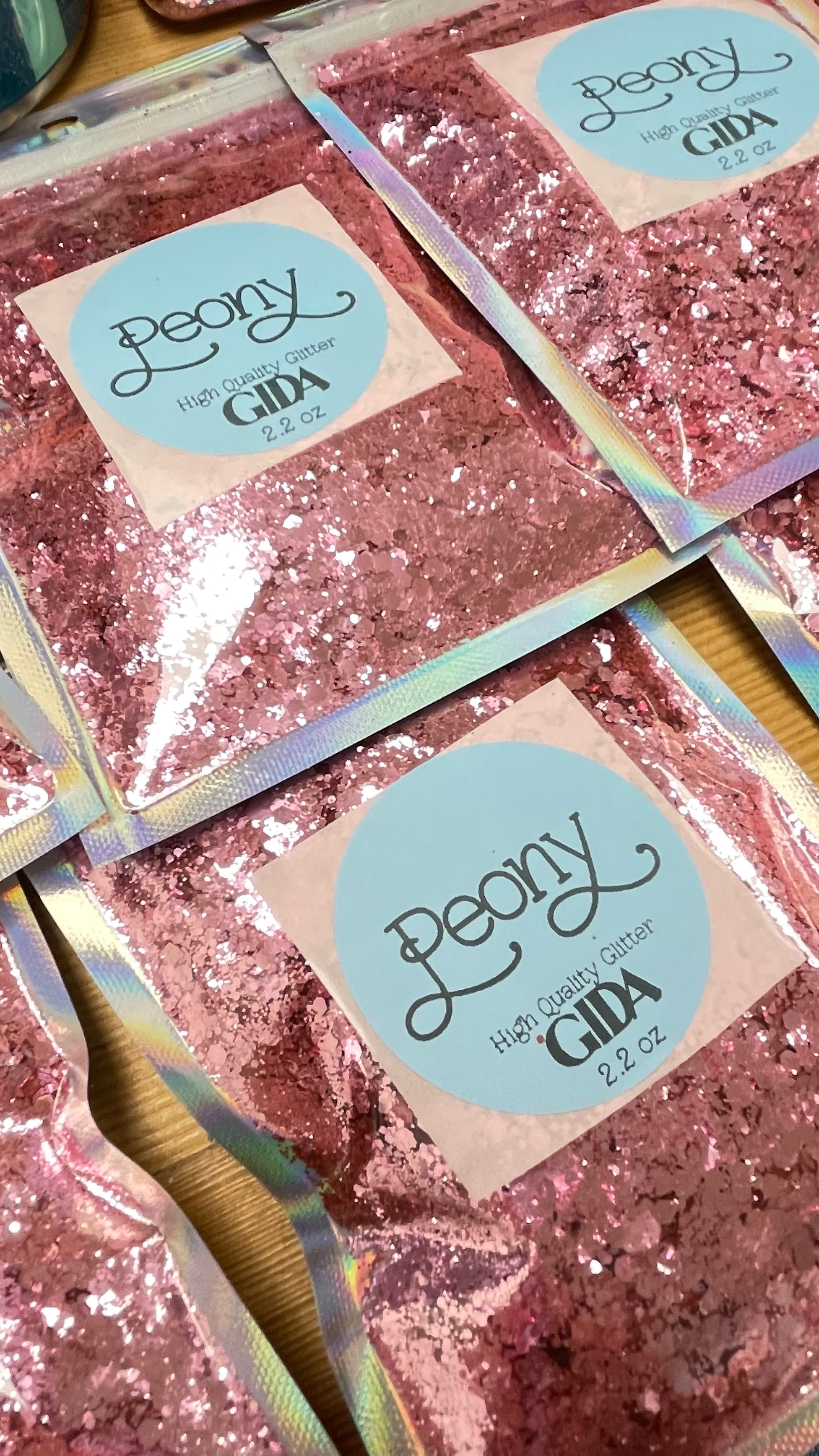 Peony Chunky Glitter - 2.2 oz - GIDA DESIGN 