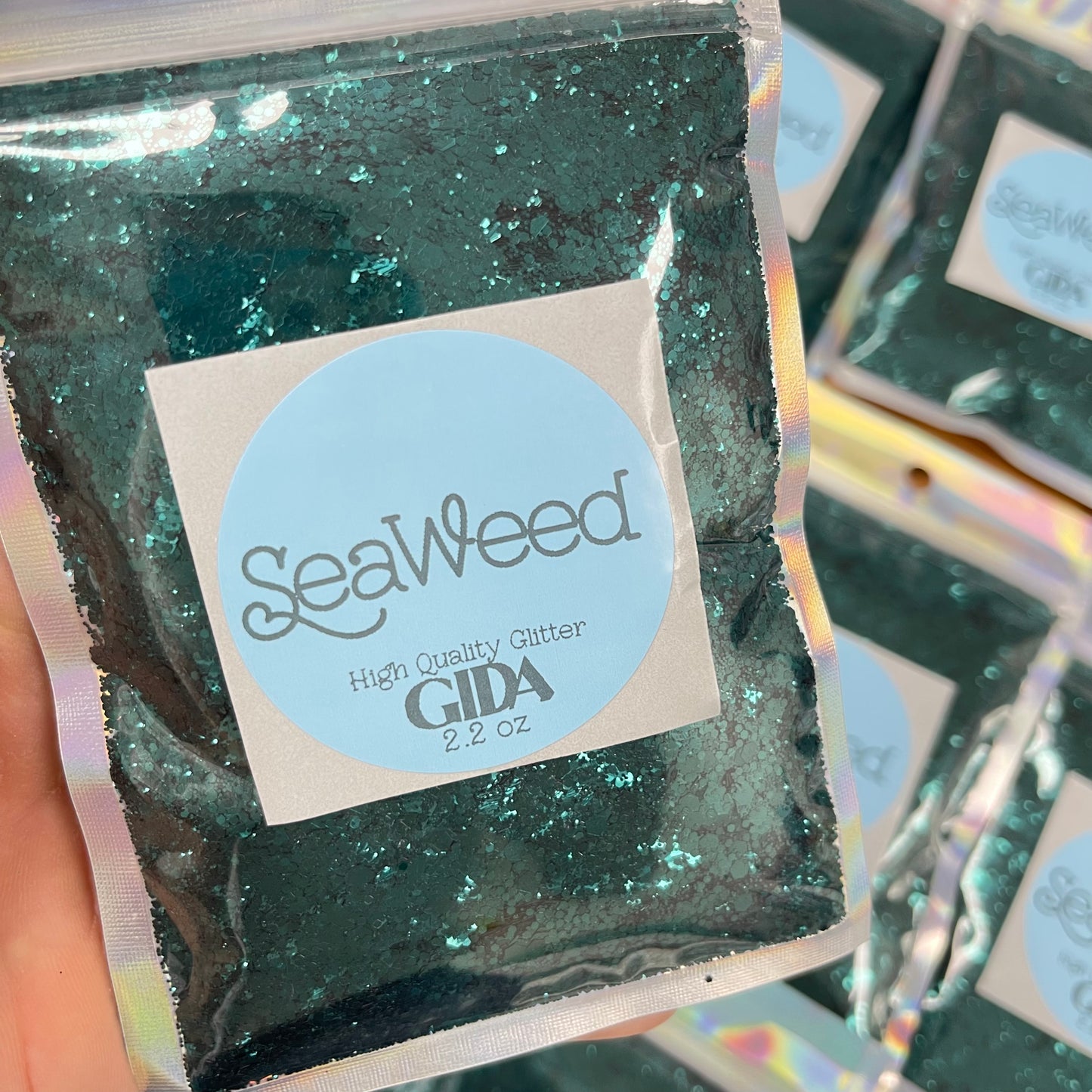 Seaweed Chunky Glitter - 2.2 oz - GIDA DESIGN 