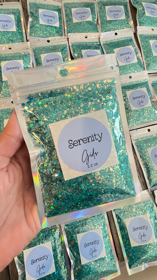 Serenity Chunky Glitter - 2 oz - GIDA DESIGN 