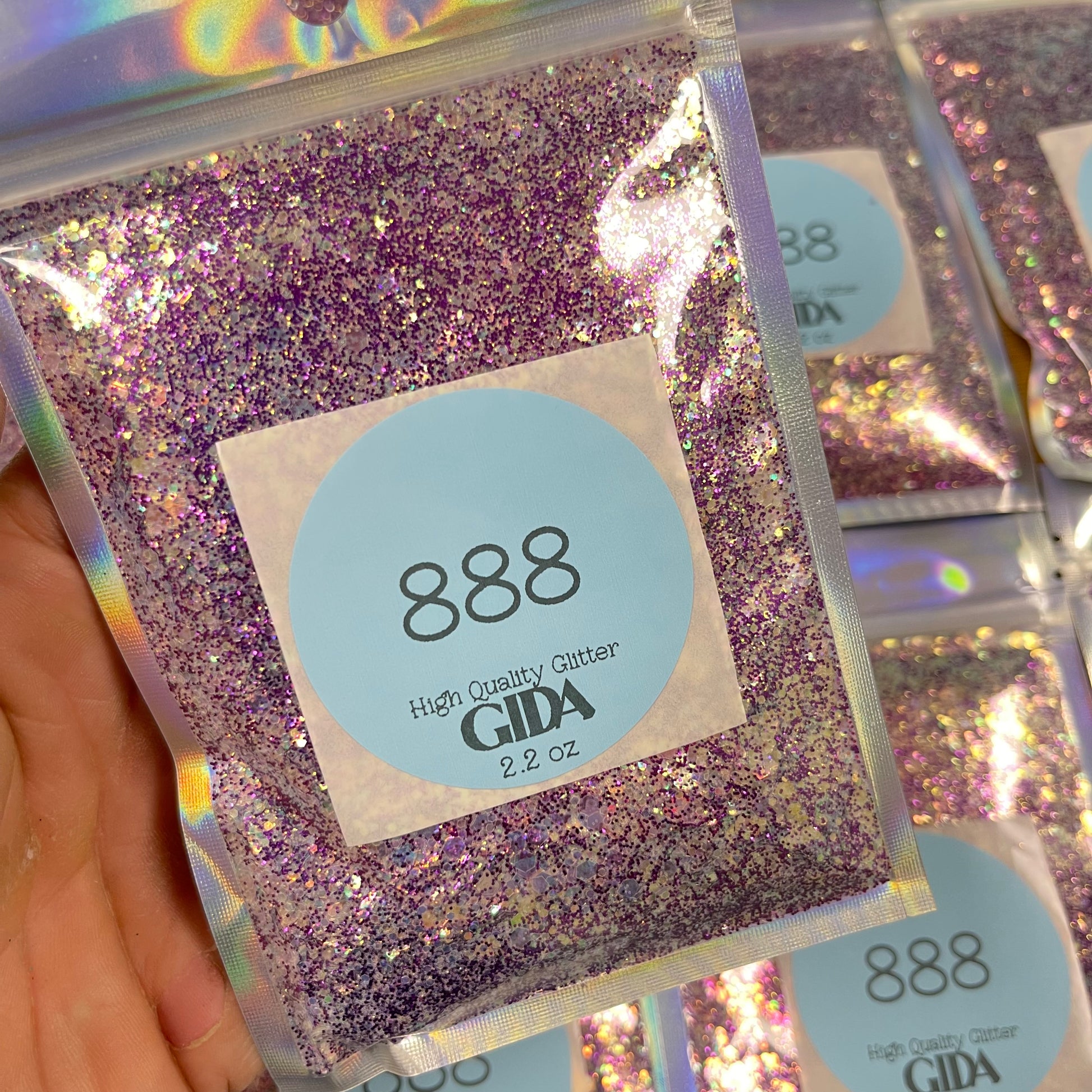 888 Chunky Glitter - 2.2 oz - GIDA DESIGN 