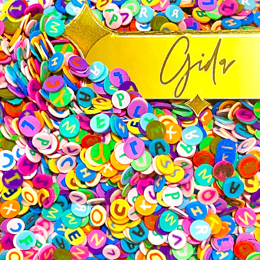 Letras Polymer clay 1 oz - GIDA DESIGN 