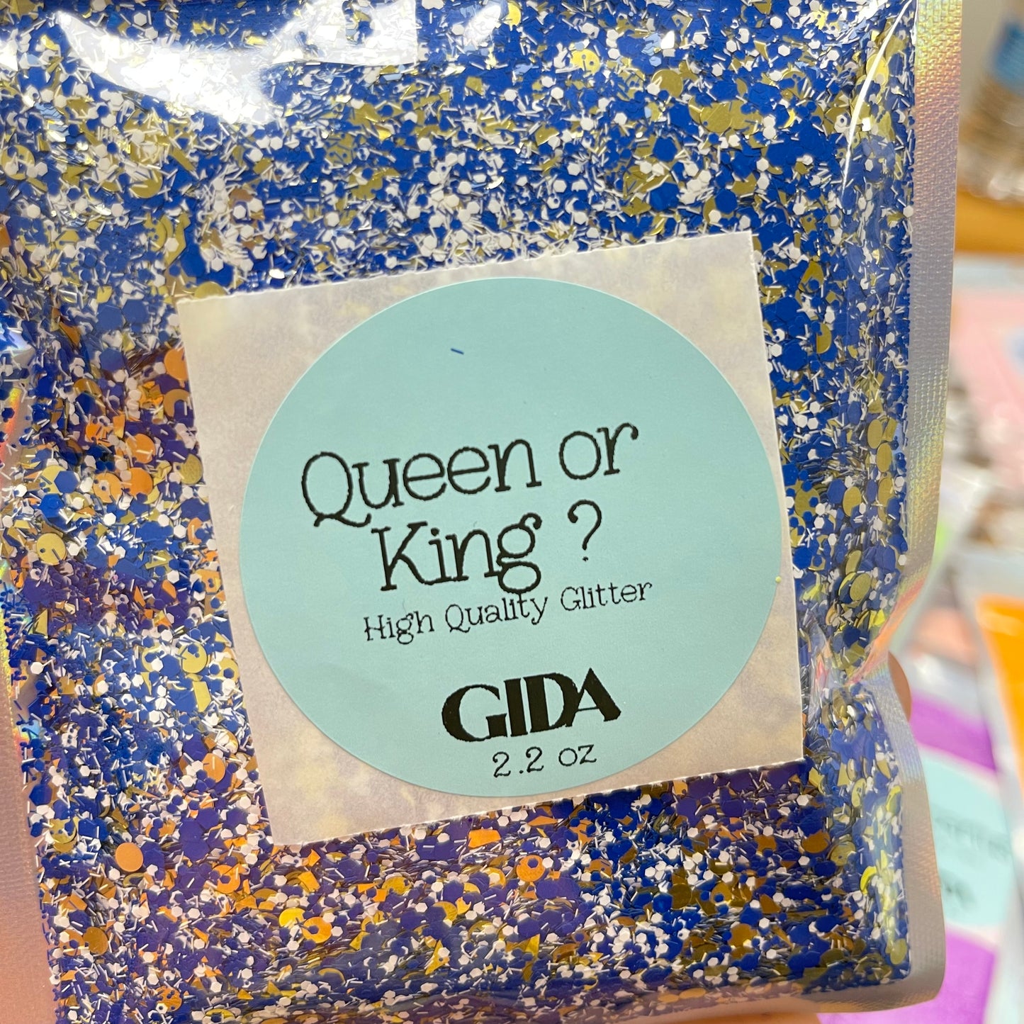 Queen or King ? Glitter - 2 oz - GIDA DESIGN 