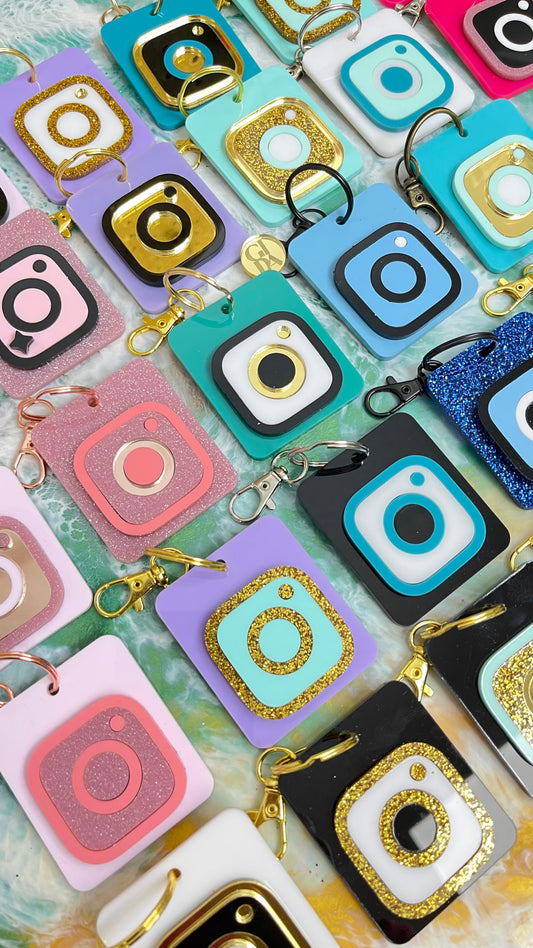 Smart keychain Acrylic tags - GIDA DESIGN 