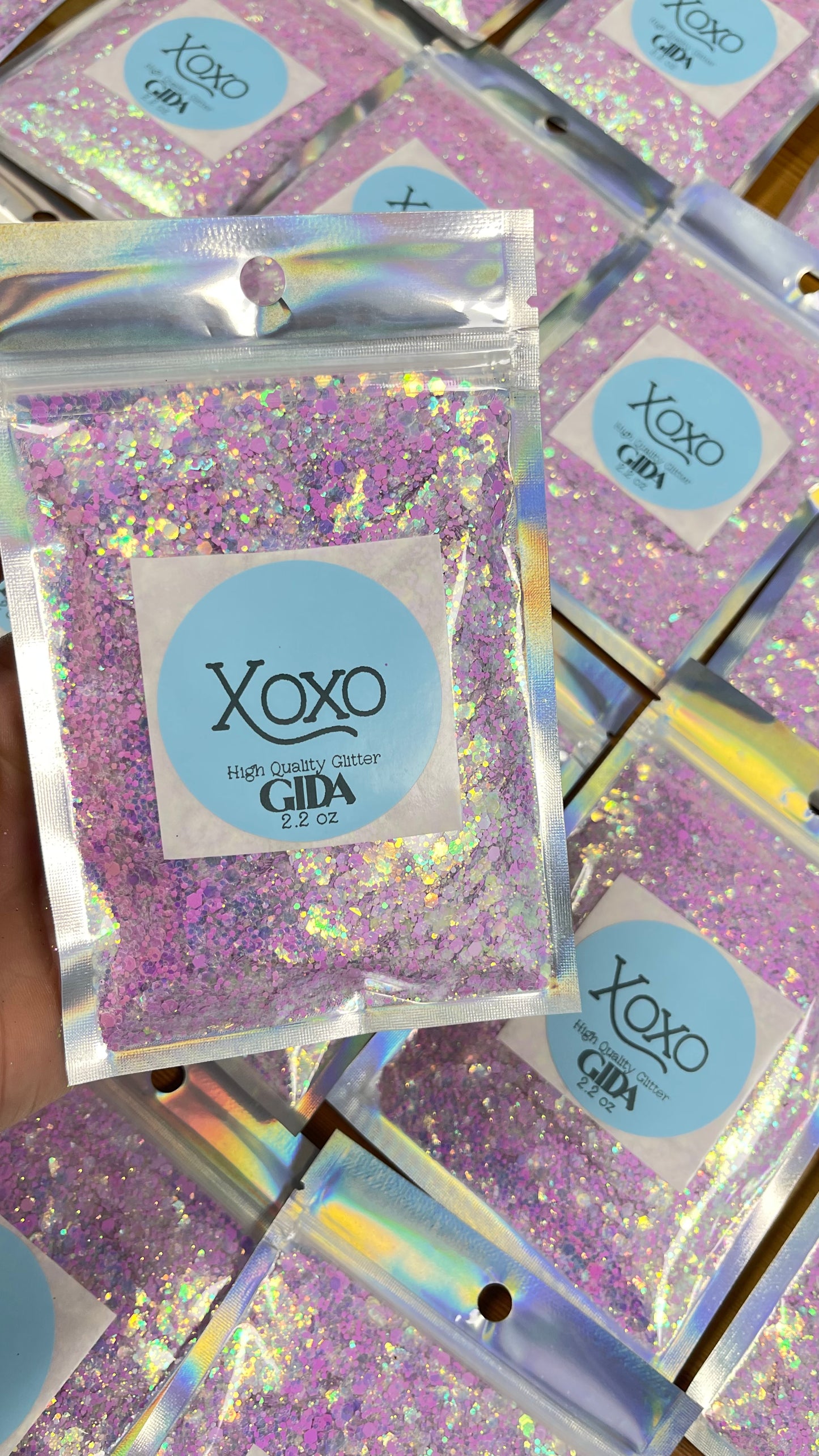 Xoxo Chunky Glitter - 2.2 oz - GIDA DESIGN 