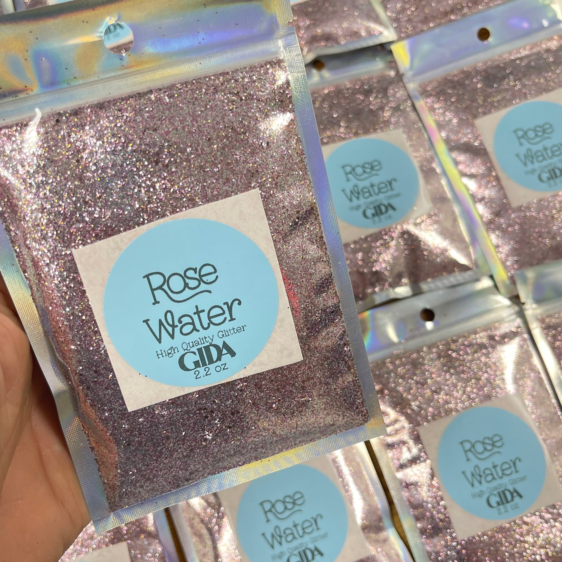Rose Water Fine Glitter - 2.2 oz - GIDA DESIGN 