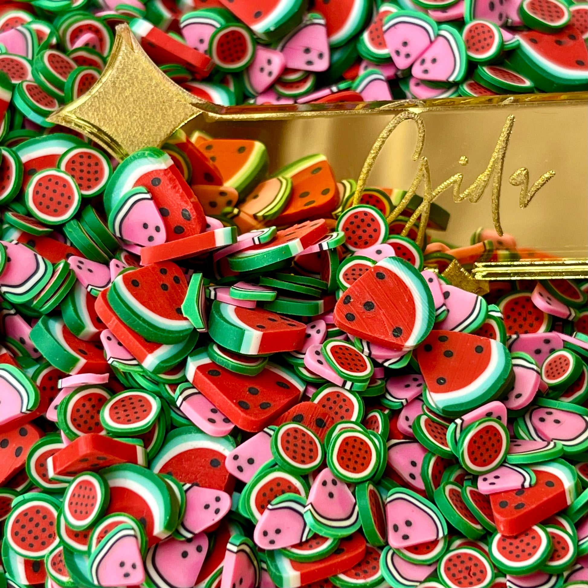 Watermelon Sugar Polymer clay 1 oz - GIDA DESIGN 