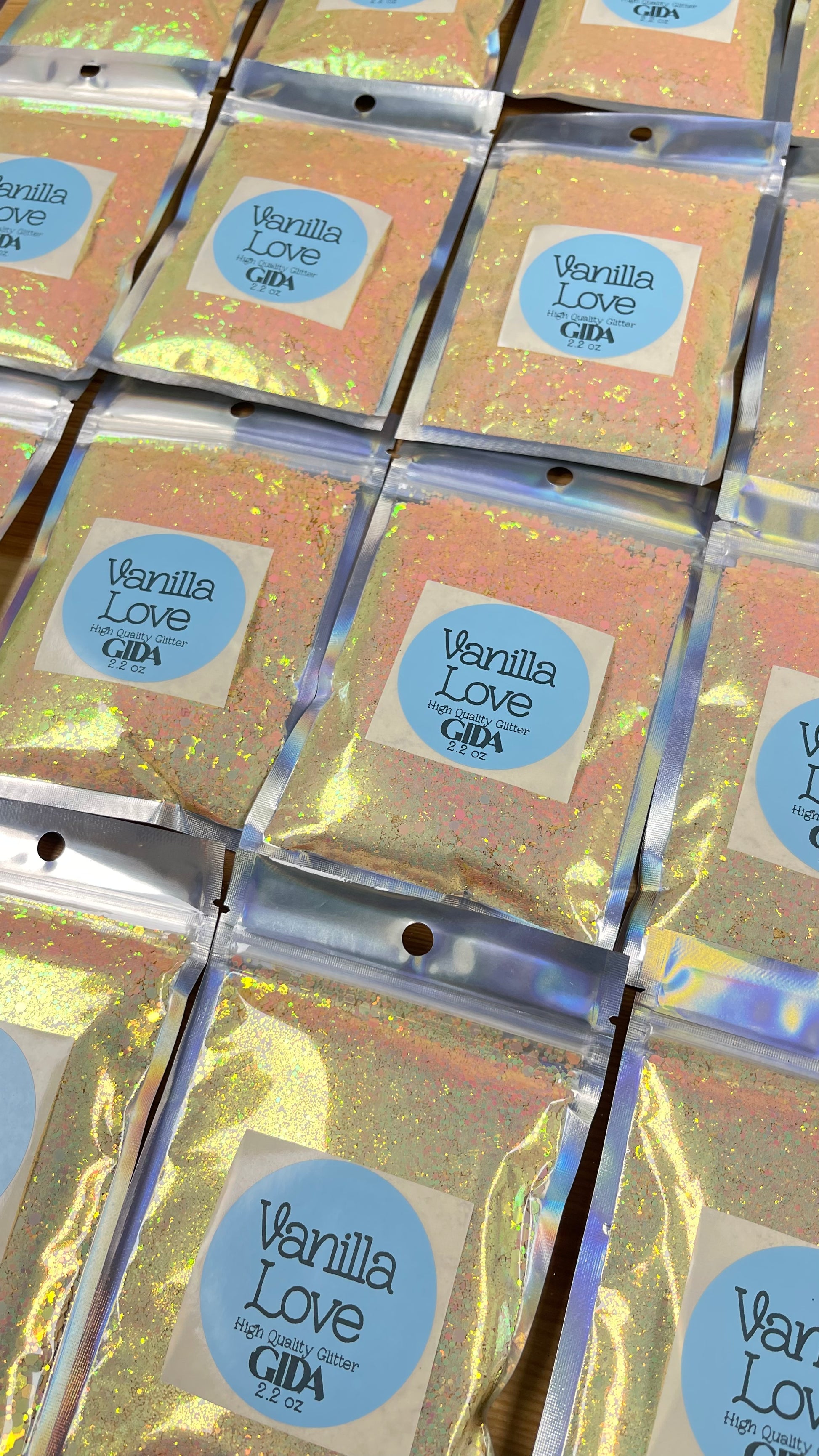 Vanilla Love Chunky Glitter - 2.2 oz - GIDA DESIGN 