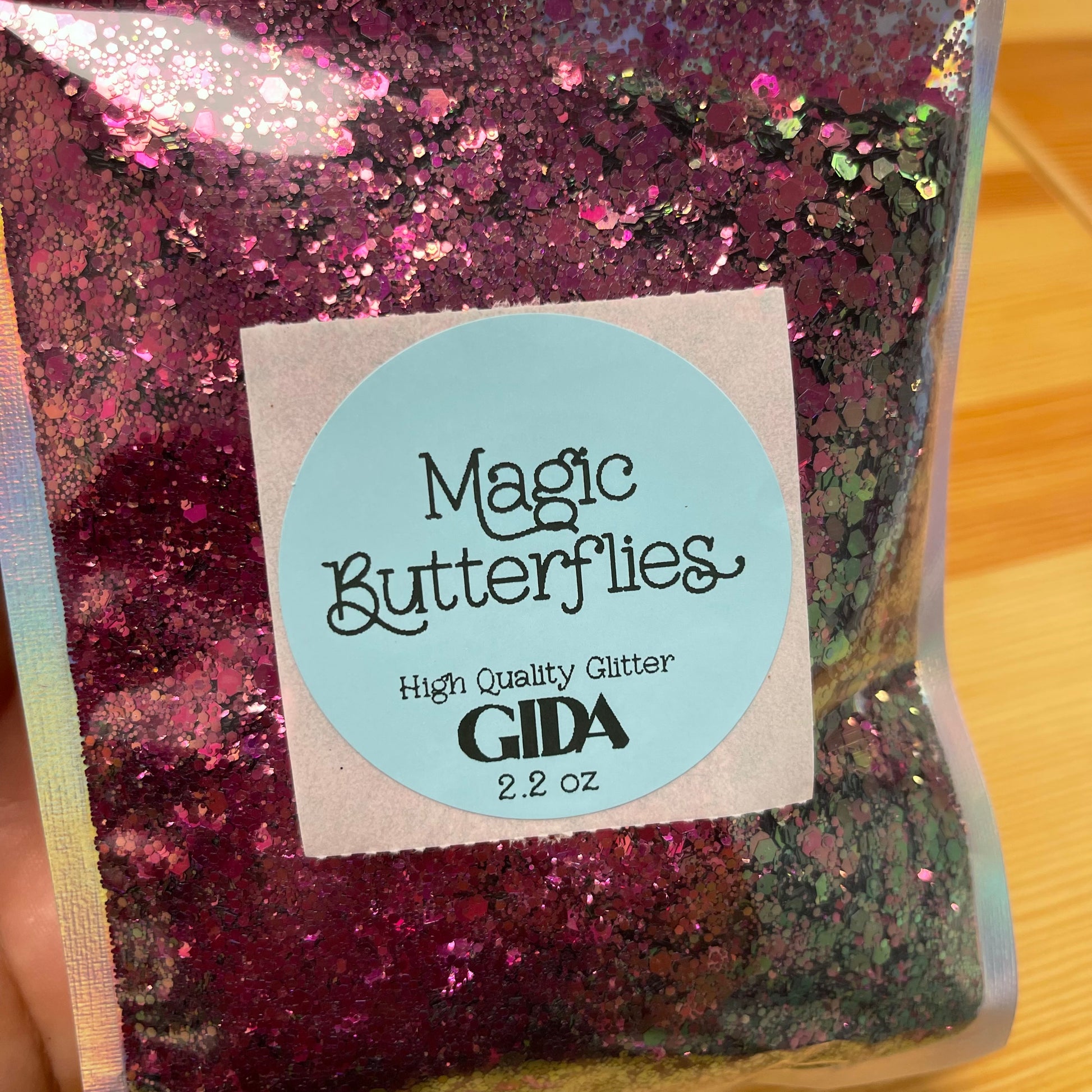 Magic Butterflies Chunky Glitter - 2.2 oz - GIDA DESIGN 