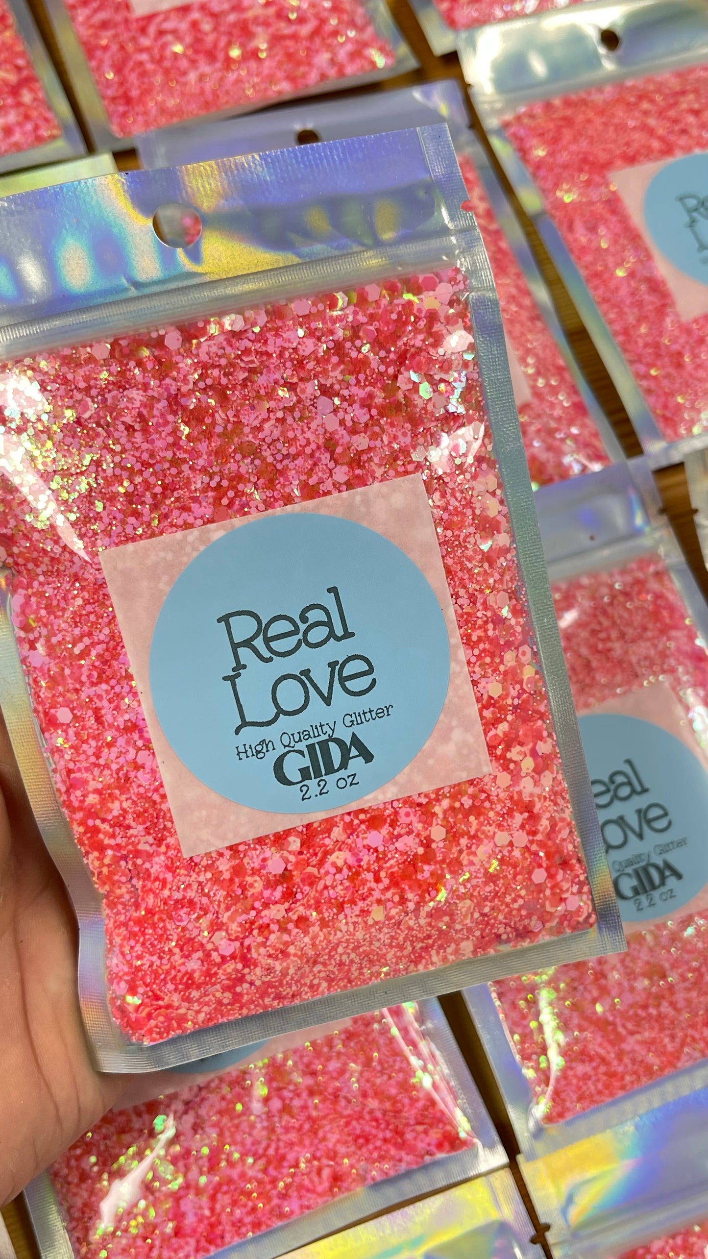 Real Love Chunky Glitter - 2.2 oz - GIDA DESIGN 