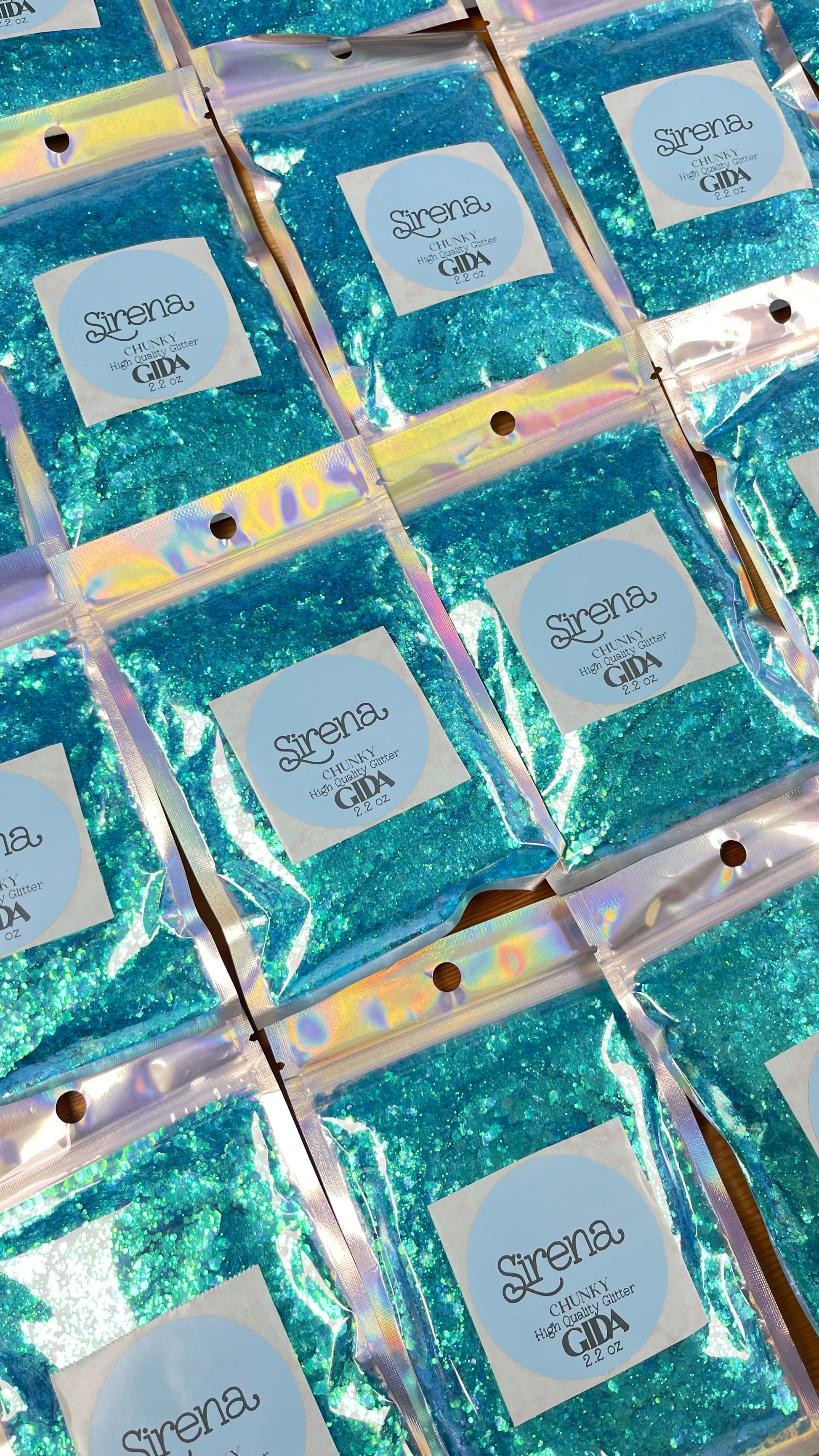 Sirena Chunky Glitter - 2.2 oz - GIDA DESIGN 